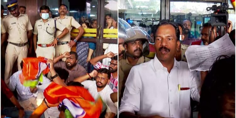 നഴ്സുമാരെ പിരിച്ചുവിട്ട നടപടി: കോഴിക്കോട് ബേബി മെമ്മോറിയൽ ഹോസ്പിറ്റലിൽ പ്രതിഷേധം; ഒടുവിൽ മുട്ടുമടക്കി മാനേജ്മെന്റ് 1 baby memorial hospital protest