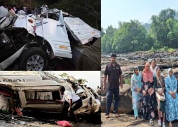 13-ാം വളവിൽ നിന്ന് ട്രാവലർ പതിച്ചത് 9-ാം വളവിലേക്ക്, വാൽപ്പാറയിൽ വാഹനം മറിഞ്ഞ് മരിച്ചത് ഒരേ സ്കൂളിലെ അധ്യാപകർ