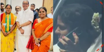 “ആ സ്ത്രീയെ അറിയില്ലെന്ന് ശോഭ; സിമി രാജീവിനെ ചേർത്തുപിടിച്ച ചിത്രങ്ങളുമായി കോൺഗ്രസ്”; വോട്ട് കോഴ വിവാദത്തിൽ നിർണ്ണായക തെളിവുകൾ പുറത്ത്