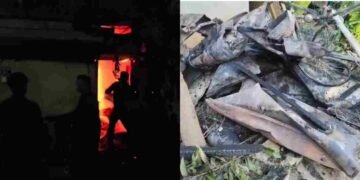 കഞ്ചാവ് വാങ്ങാൻ പണം നൽകിയില്ല; തിരുവനന്തപുരത്ത് ദമ്പതികളുടെ വീടിന് സഹോദരീപുത്രൻ തീയിട്ടു