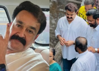 അമേരിക്കയിലേക്ക് പോകുന്നതിന് മുൻപ് വോട്ട്; കൊച്ചിയിൽ നിന്ന് ലാലേട്ടൻ പറന്നെത്തിയത് ജനാധിപത്യ കടമ നിർവ്വഹിക്കാൻ ! 9 അമേരിക്കയിലേക്ക് പോകുന്നതിന് മുൻപ് വോട്ട്; കൊച്ചിയിൽ നിന്ന് ലാലേട്ടൻ പറന്നെത്തിയത് ജനാധിപത്യ കടമ നിർവ്വഹിക്കാൻ !