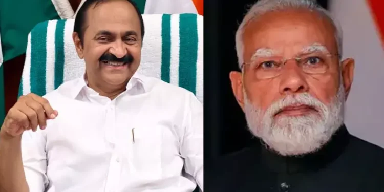 പ്രധാനമന്ത്രിയുമായി മുഖ്യമന്ത്രി വി ഡി സതീശന്റെ ആദ്യ കൂടിക്കാഴ്ച ഇന്ന്; ധനമന്ത്രിയെയും കാണും 1 പ്രധാനമന്ത്രിയുമായി മുഖ്യമന്ത്രി വി ഡി സതീശന്റെ ആദ്യ കൂടിക്കാഴ്ച ഇന്ന്; ധനമന്ത്രിയെയും കാണും