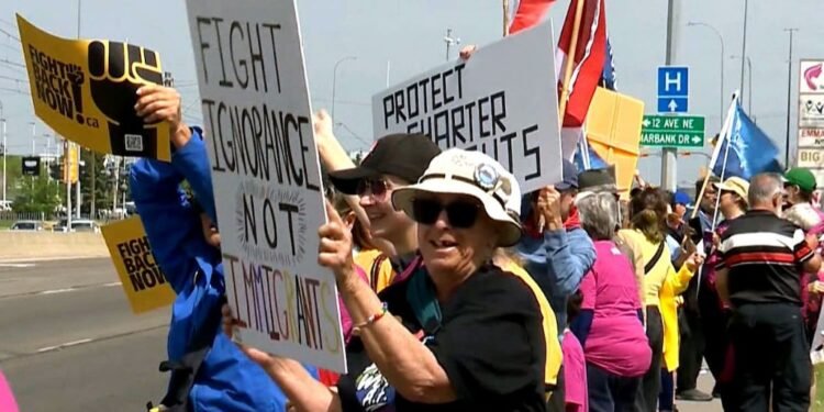 ‘Survival is what matters, not separation’: Public protests in Alberta amid division talks; Ministry completely denies allegations