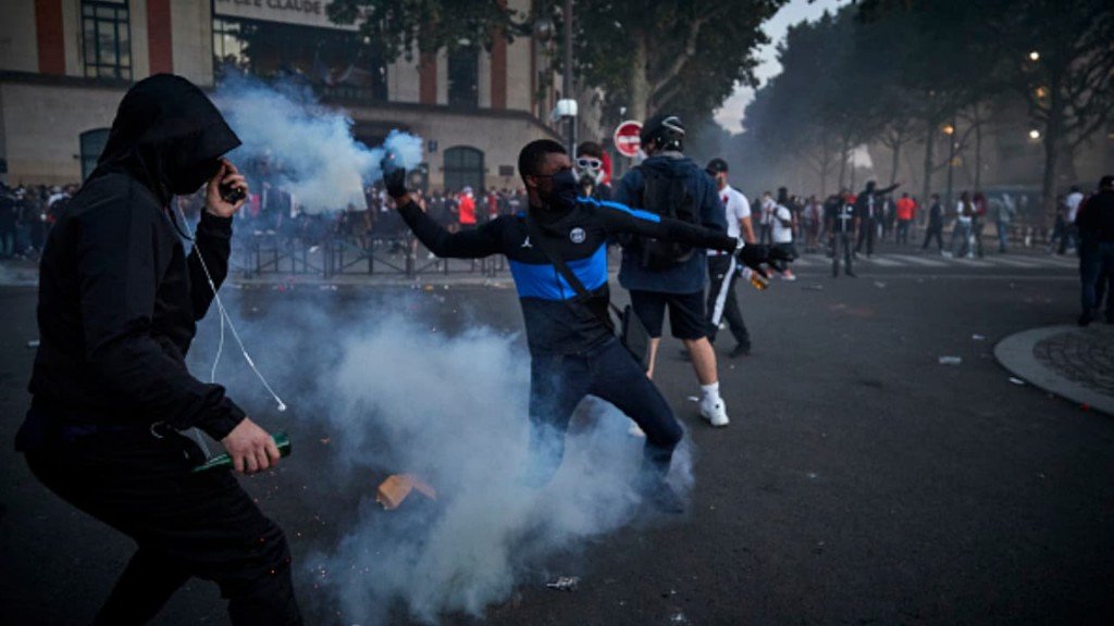 Paris in a frenzy; Widespread violence in France following Champions League victory; 780 people arrested
