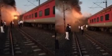 തിരുവനന്തപുരം-ഡൽഹി രാജധാനി എക്‌സ്പ്രസിൽ തീപിടിത്തം: രാജസ്ഥാനിലെ കോട്ടയ്ക്ക് സമീപം വൻ അപകടം ഒഴിവായി