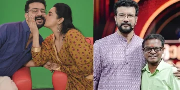 പിഷു ‘തൂക്കി’യെന്ന് ധർമജൻ, സ്നേഹ ചുംബനം നൽകി ശ്വേത മേനോൻ; രമോഷ് പിഷാരടിയുടെ വിജയം ആഘോഷിച്ച് താരങ്ങൾ