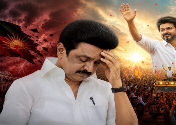 സ്റ്റാലിന്റെ കോട്ടയിൽ വിള്ളൽ ? 70,000 വോട്ടുകളുടെ ഭൂരിപക്ഷത്തിൽ നിന്ന് 7,000 വോട്ടുകൾക്ക് പിന്നിൽ! ടിവികെയുടെ അപ്രതീക്ഷിത മുന്നേറ്റം