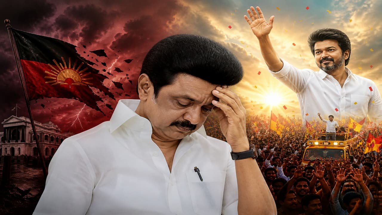 സ്റ്റാലിന്റെ കോട്ടയിൽ വിള്ളൽ ? 70,000 വോട്ടുകളുടെ ഭൂരിപക്ഷത്തിൽ നിന്ന് 7,000 വോട്ടുകൾക്ക് പിന്നിൽ! ടിവികെയുടെ അപ്രതീക്ഷിത മുന്നേറ്റം