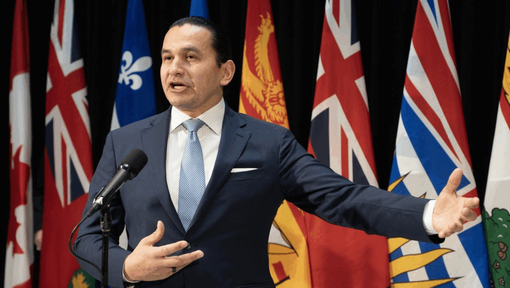 Manitoba Premier Wab Kinew pushes back on latest U.S. tariff announcement
