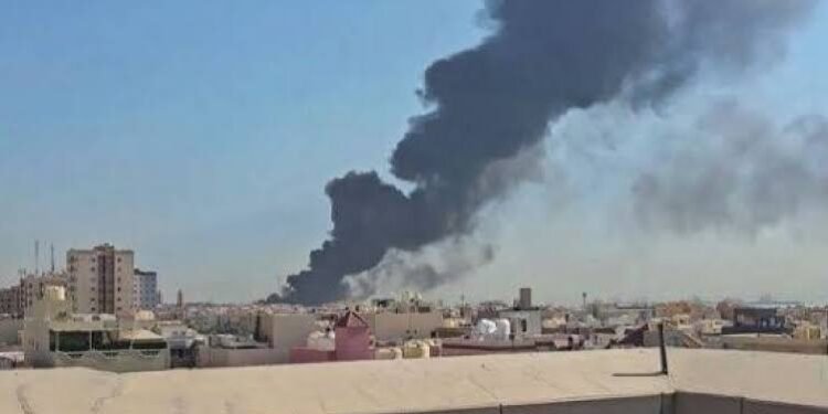 Iran attacks Kuwaiti power plant again; country's power supply in crisis.