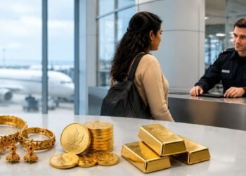 Carrying gold to Canada