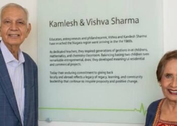 Indian family donates half a million dollars to Niagara Health