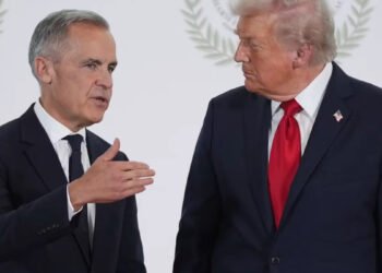 We expect student activists to speak truth to power; it’s a surprise when a former executive of Goldman Sachs and a former governor of the Bank of England takes on the role.’ Photograph: Andrej Ivanov,saul Loeb/AFP/Getty Images