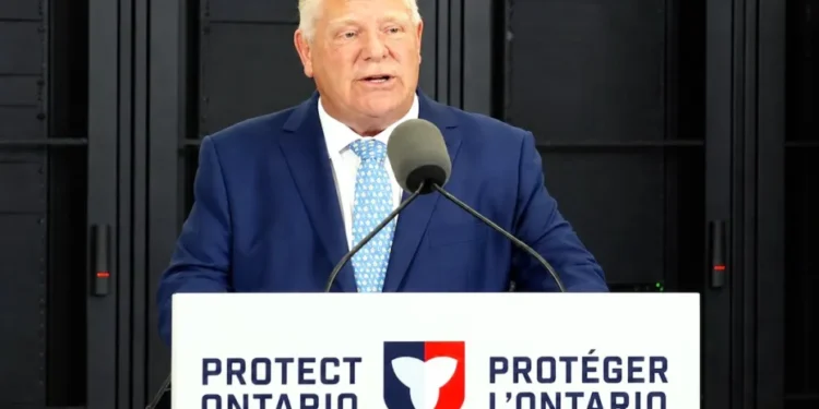 Ontario Premier Doug Ford