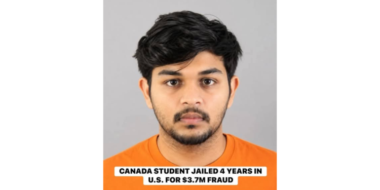 INDIAN STUDENT FROM CANADA SENTENCED TO 4 YEARS IN U.S. FOR $3.7 MILLION ELDER FRAUD