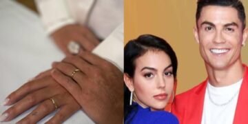 Cristiano Ronaldo and partner Georgina Rodriguez