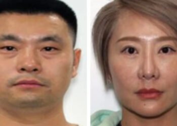 Peng Zhang, 43, of Toronto (left) and Bingbing Dong, 41, of Markham (right), are shown. The two are both facing charges in connection with an investment fraud investigation. (Toronto Police Service)