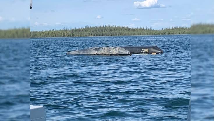 helicopter crashed into N.W.T. lake