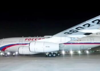 The "Flying Kremlin" is built on the long-range IL-96 platform