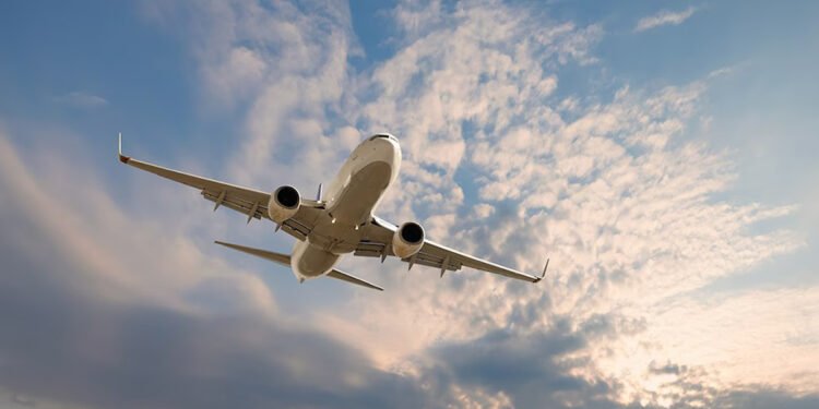 India China air route via Xinjiang