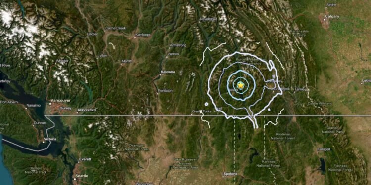 Canada earthquake