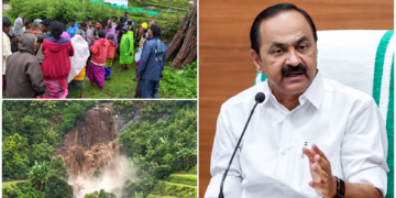 Kerala rain disaster and flooding amid heavy rainfall
