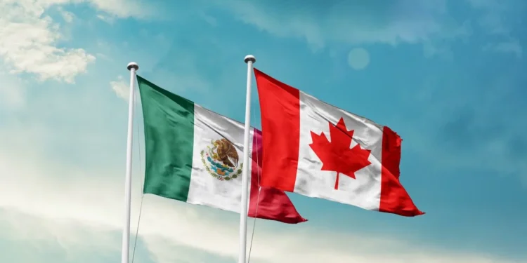 Canada Mexico flag