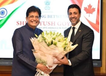 Piyush Goyal and Maninder Sidhu