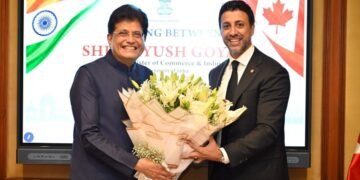 Piyush Goyal and Maninder Sidhu
