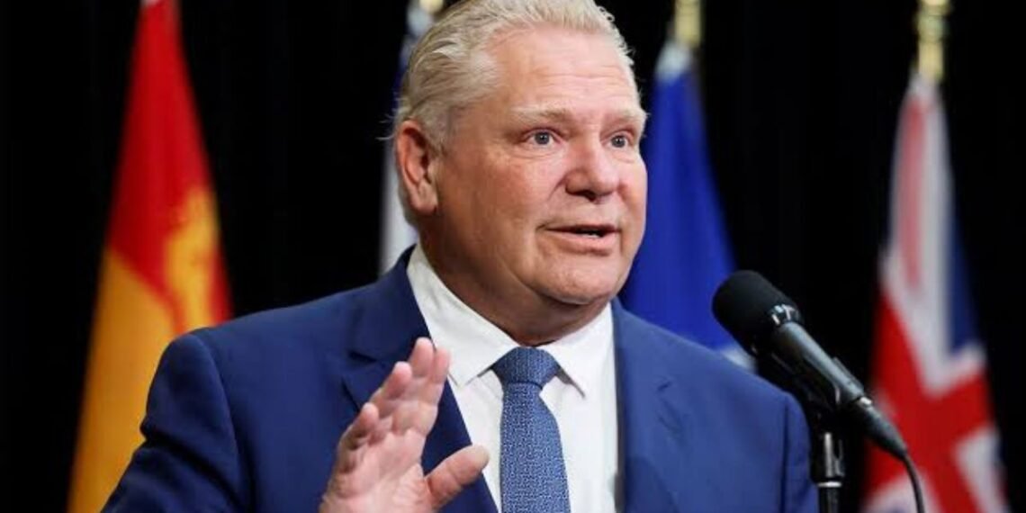 Doug Ford and Olivia Chow at Toronto event