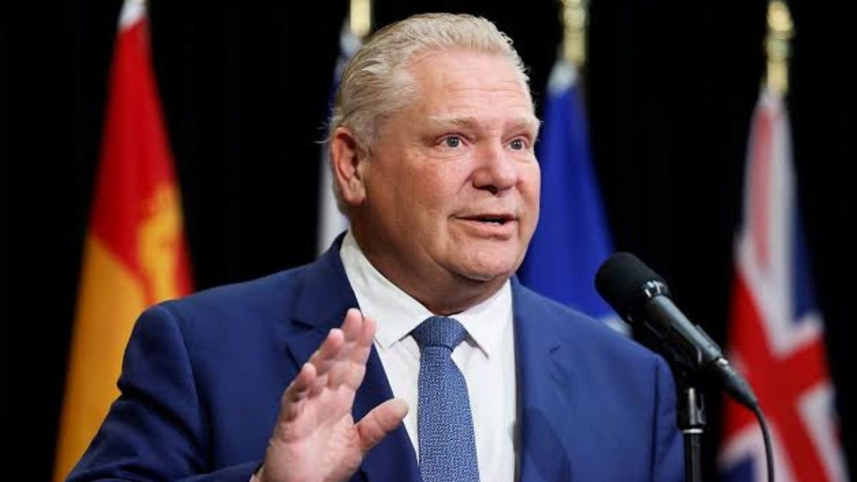 Doug Ford and Olivia Chow at Toronto event