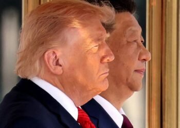 Xi Jinping welcomed by Donald Trump in the US