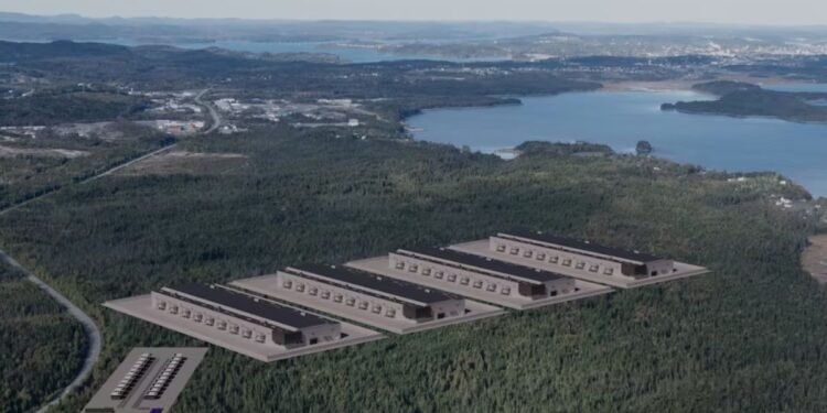 VoltGrid Lorneville data centre carbon tax issue