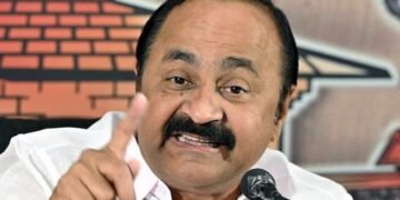 VD Satheesan reacts to media questions in Idukki