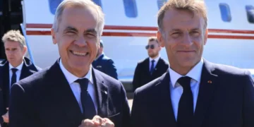Mark Carney Macron Meeting