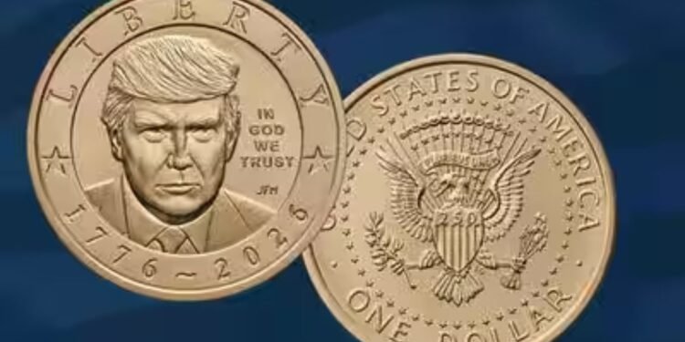$1 coin -President Donald Trump