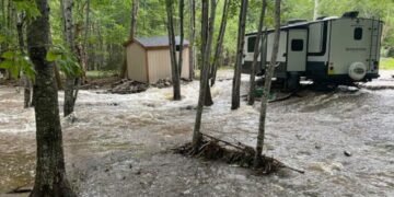 Nova Scotia flooding in Richmond County