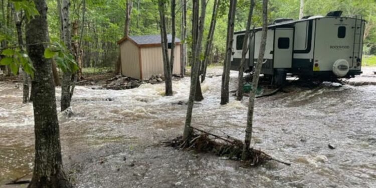 Nova Scotia flooding in Richmond County