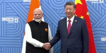 India China leaders at BRICS Summit trade talks