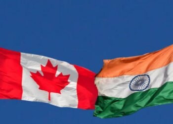 indian canada flag