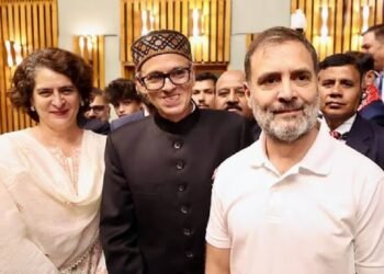Congress and National Conference leaders amid Vande Mataram row