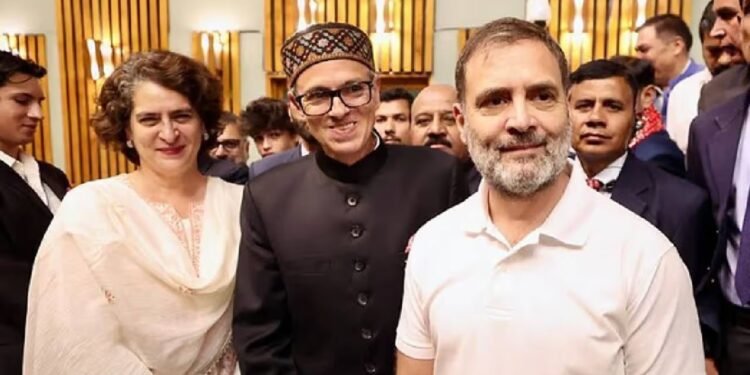 Congress and National Conference leaders amid Vande Mataram row