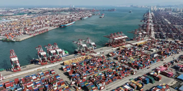 Qingdao shipyard