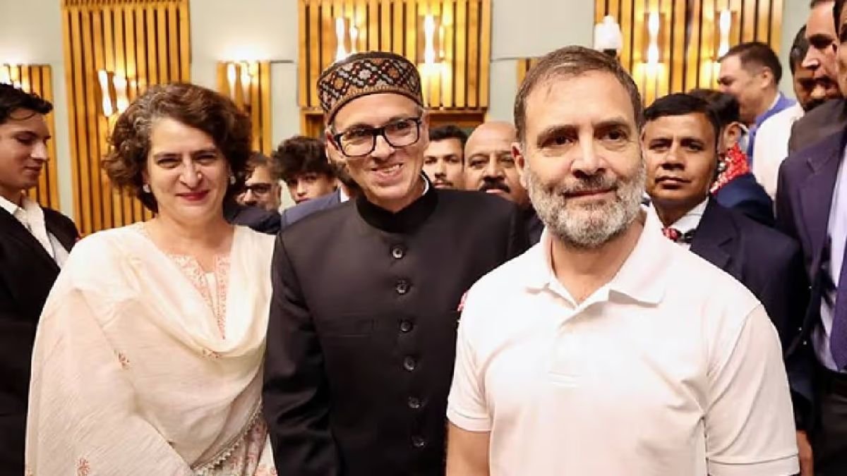 Congress and National Conference leaders amid Vande Mataram row