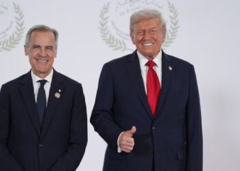 Mark Carney and Donald Trump