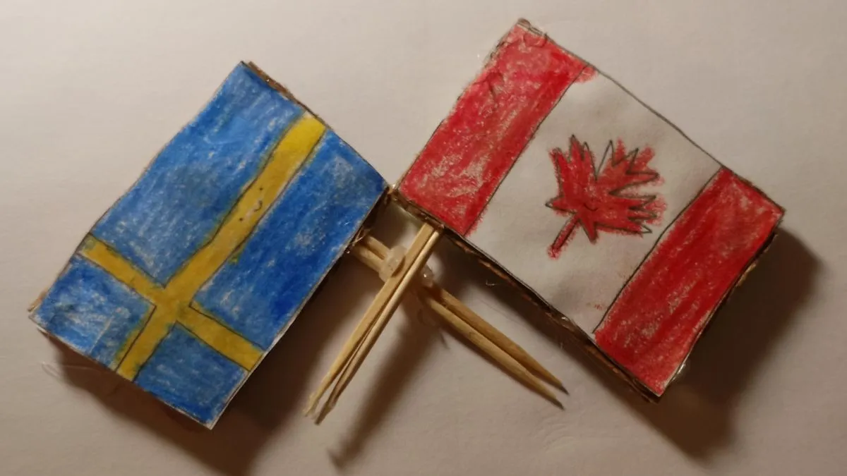 sweden Canada flag