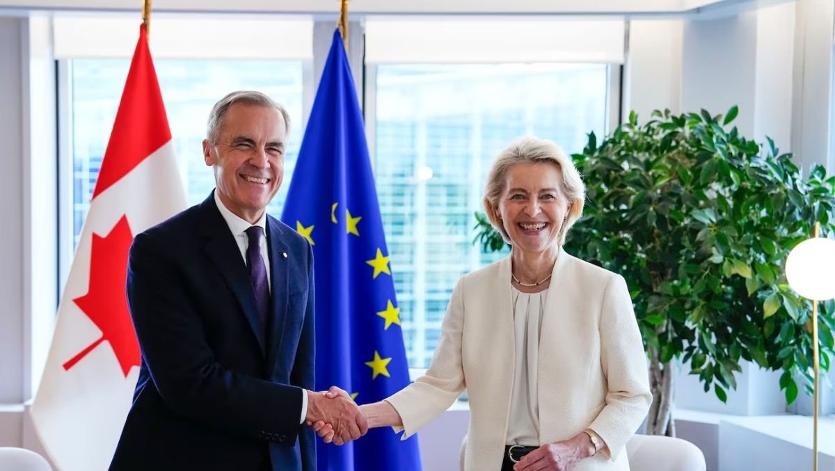 Mark Carney and Ursula von der