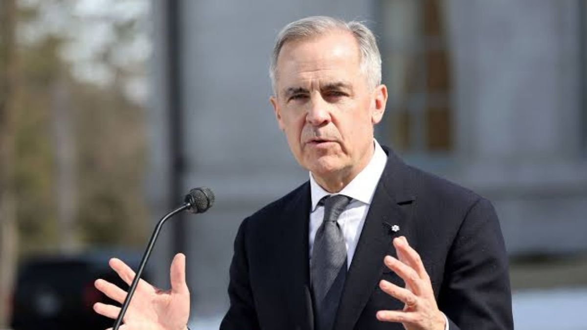 Mark Carney speaking about Canada EU relations