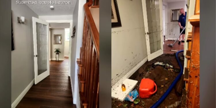 Waterloo home flood