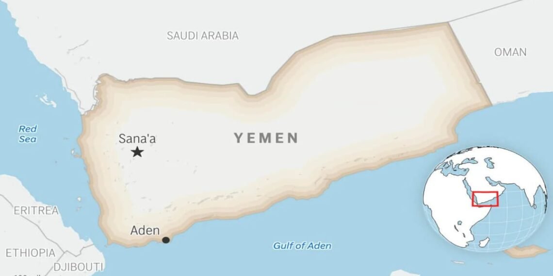 Home 13 This is a locator map for Yemen with its capital, Sanaa. (AP Photo)